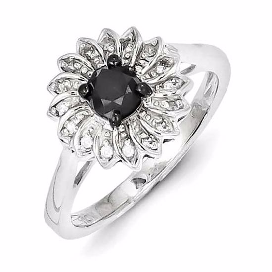 QR5379-7 Closeouts Sterling Silver Diamond Fashion Ring