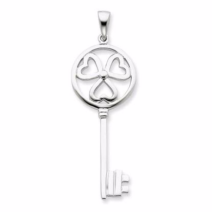 QP1571 The Key Collection Sterling Silver Key Pendant