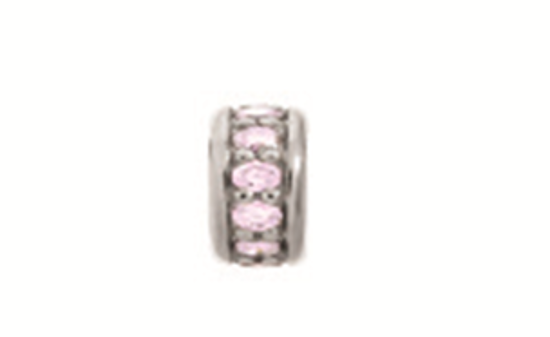 1200-5 Dreamy Dot - Sterling Silver - Pink