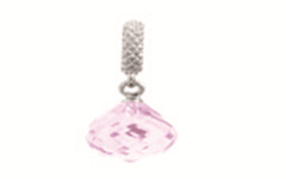 1301-4 Mysterious Drop - Sterling Silver - Pink