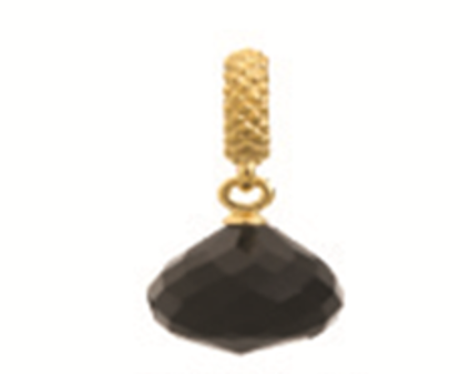 1801-2 Mysterious Drop - 18K Gold Plated - Black