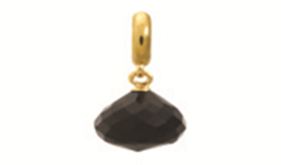 1850-2 Love Drop - 18K Gold Plated - Black