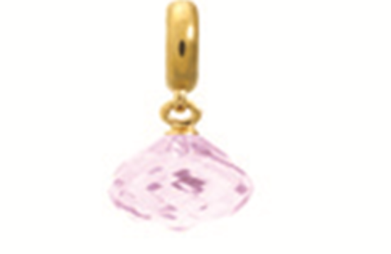 1850-4 Love Drop - 18K Gold Plated - Pink