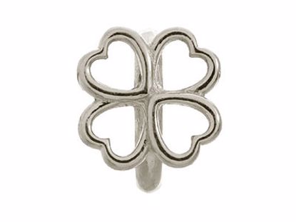 41104 Four Leaf Clover Silver