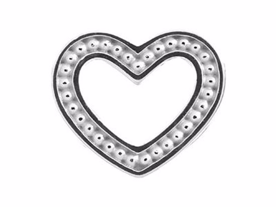 41253 Heart Dots Silver