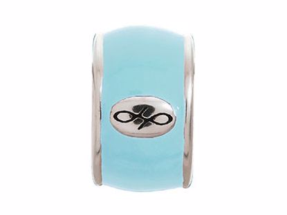 42100-5 Sky Blue Endless Enamel Silver