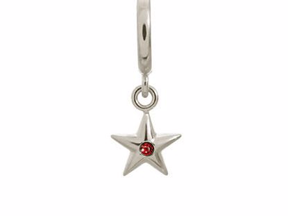 43267-5 Garnet Shiny Star Silver