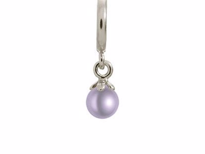 43271-5 Purple Pearl Ball Silver