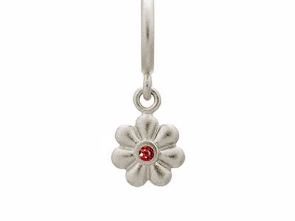 43302-5 Garnet Flower Dream Dot Silver