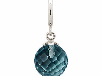 43352-6 London Blue Love Drop Silver