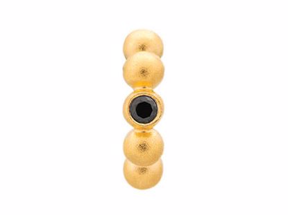 51253-2 Black Flashy Dot Gold