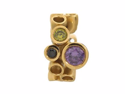 51303-1 Multi Gemstones Amethyst Gold