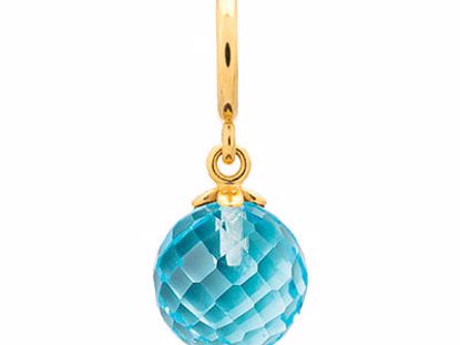 53451-2 Sky Blue Love Drop Gold