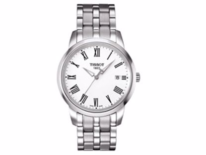 T0334101101301 Classic Dream Men's White Quartz Stainless Steel Watch