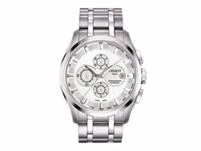 T0356271103100 Couturier Men's Silver Chronograph Automatic Trend Watch