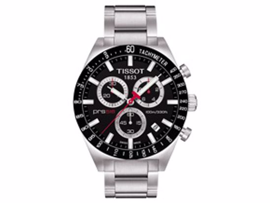 T0444172105100 PRS 516 Men's Black Quartz Chronograph Sport Watch