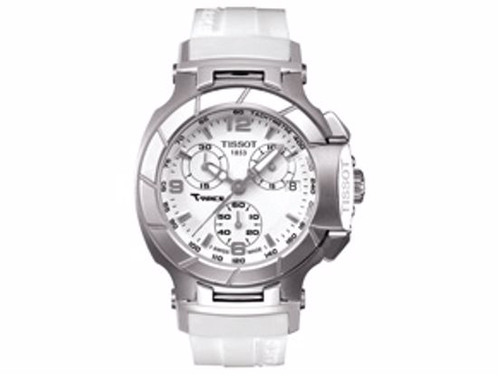 T0482171701700 T-Race Ladies White Quartz Sport Watch