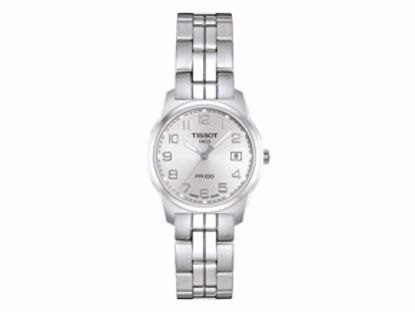 T0492101103200 PR100 Women's Silver Quartz Stainless Steel Watch