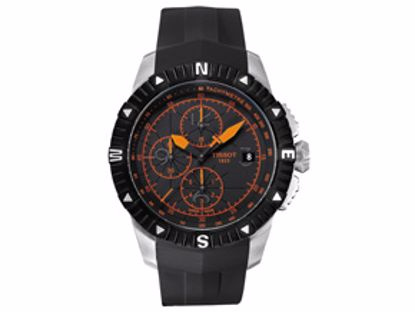 T0624271705701 Navigator Men's Black Automatic Chrono Sport Watch