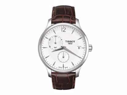 T0636391603700 Tradition GMT Men's White Quartz Classic Watch