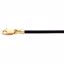 CH613:298806:P 14kt Yellow 1.5mm Black Leather 7" Cord