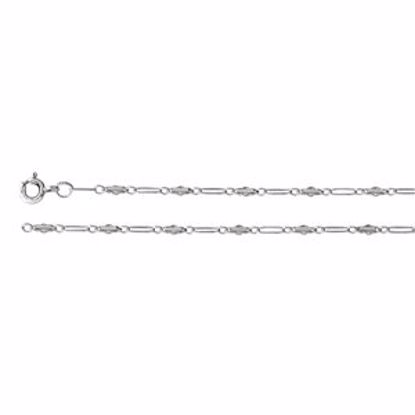 CH708:295657:P Sterling Silver 2.75mm Bar 20" Chain
