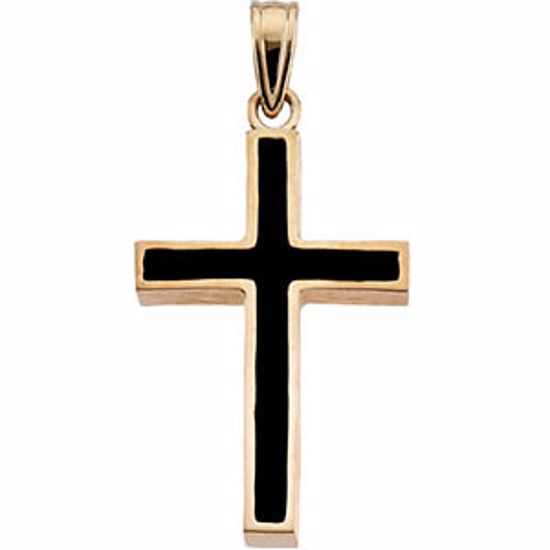 R4010BK:62711:P Cross Pendant