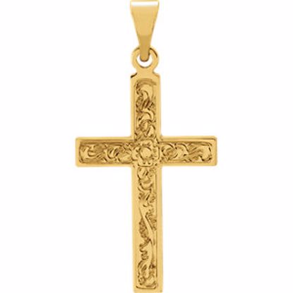 R16161:67666:P Design Cross Pendant