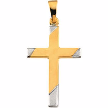 R16021:130014:P Hollow Cross Pendant