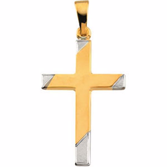 R16021:130014:P Hollow Cross Pendant