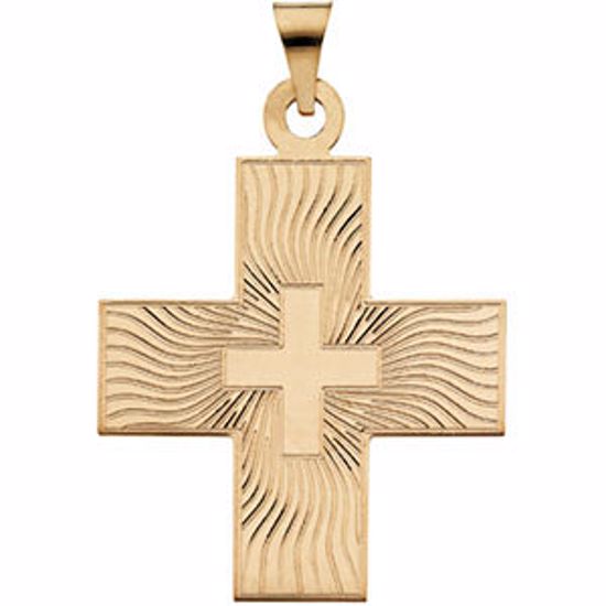 R41035:163231:P Greek Cross Pendant