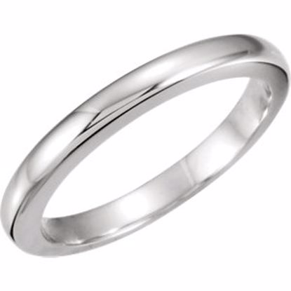 50113:212744:P Platinum #13 Tapered Bombé Solstice Solitaire&#174; Band for 1.5-2 CT