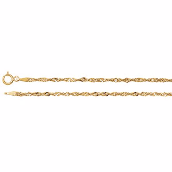 CH501:244852:P 14kt Yellow 2mm Singapore 18" Chain
