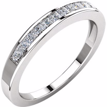 62178:262414:P 14kt White 1/3 CTW Diamond Anniversary Band Size 5