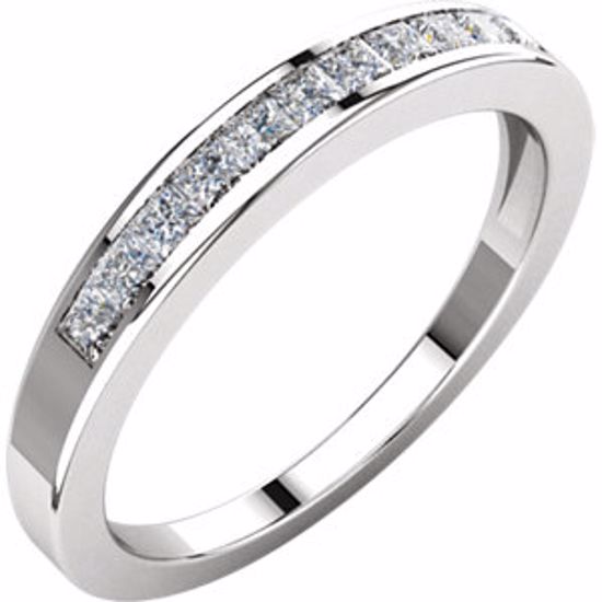 62178:262416:P 14kt White 1/3 CTW Diamond Anniversary Band Size 7