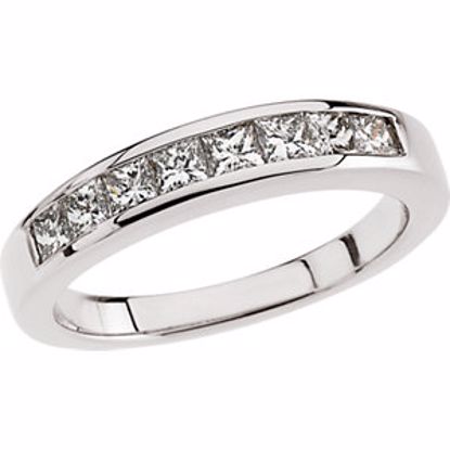 60084:251409:P 14kt White 3/4 CTW Diamond Band