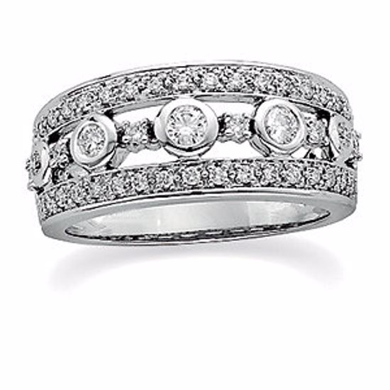 63518:292189:P 14kt White 1/2 CTW Diamond Bridal Anniversary Band