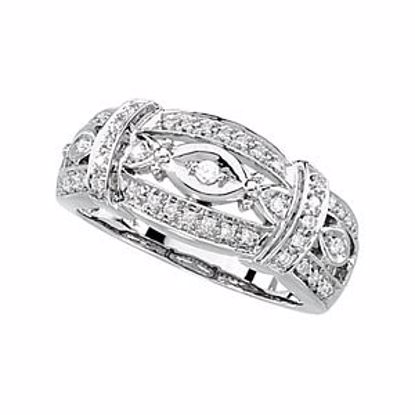 63305:294025:P 14kt White 1/4 CTW Diamond Ring