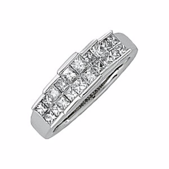 61371:252520:P 14kt White 1 CTW Diamond Anniversary Band