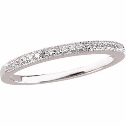 62255:274342:P 14kt White 1/10 CTW Diamond Band