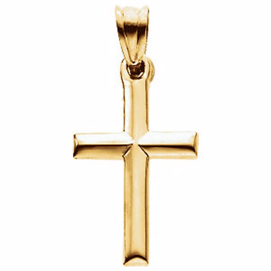 R16113:66848:P Hollow Cross Pendant