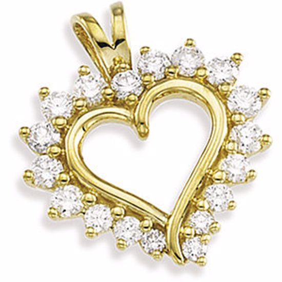 60741:209322:P Diamond Heart Pendant