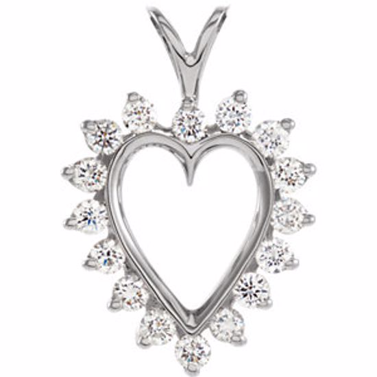 60745:207603:P Diamond Heart Pendant