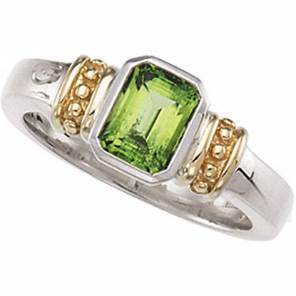 62143:255063:P Peridot Granulated Design Ring