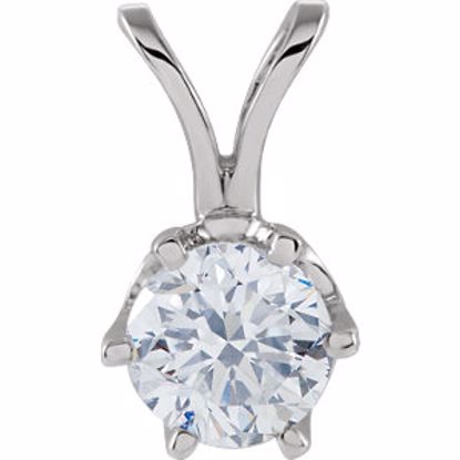 63419:291000:P Diamond Solitaire Pendant