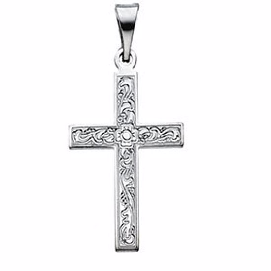 R16161:123060:P Design Cross Pendant