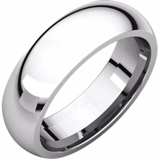 IR12:151117:P 10kt White 6mm Comfort Fit Band