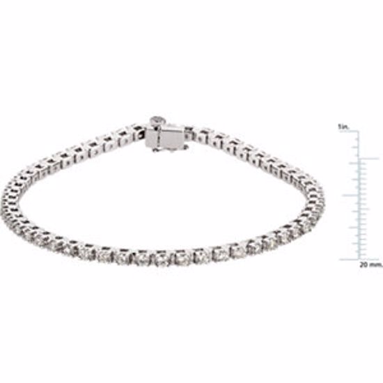 60871:251671:P 14kt White 2 1/5 CTW Diamond Line Bracelet