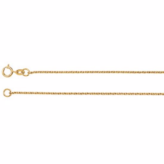 CH519:242106:P 14kt Yellow 1mm Twisted Wheat 20" Chain
