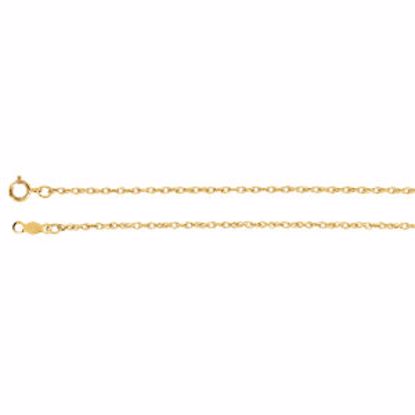 CH472:244060:P 14kt Yellow 1.25mm Rope 24" Chain